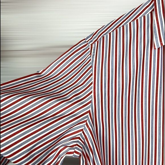 Massimo Dutti Striped Fitted Button Down Shirt, Long Sleeves size XL - Picture 7 of 11